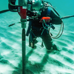Alternative view of Handheld Hydraulic Core Drill HCD25-100 Underwater