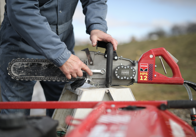Hydraulic Concrete Power Saw HPS12 – Image 2